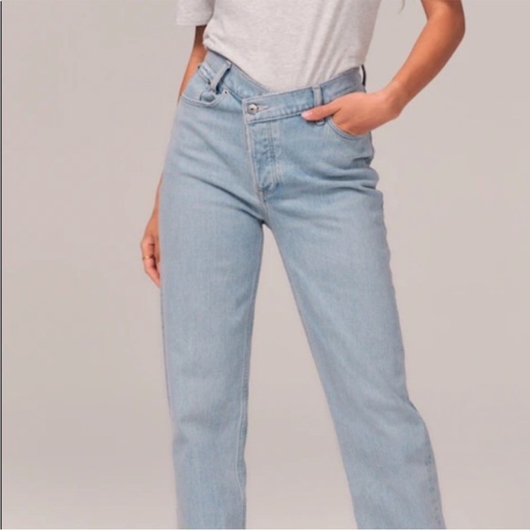Abercrombie & Fitch 90’s style dad high rise jeans 27/4R - Picture 5 of 14